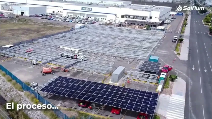 Caso Airbus - Energía solar en hangar