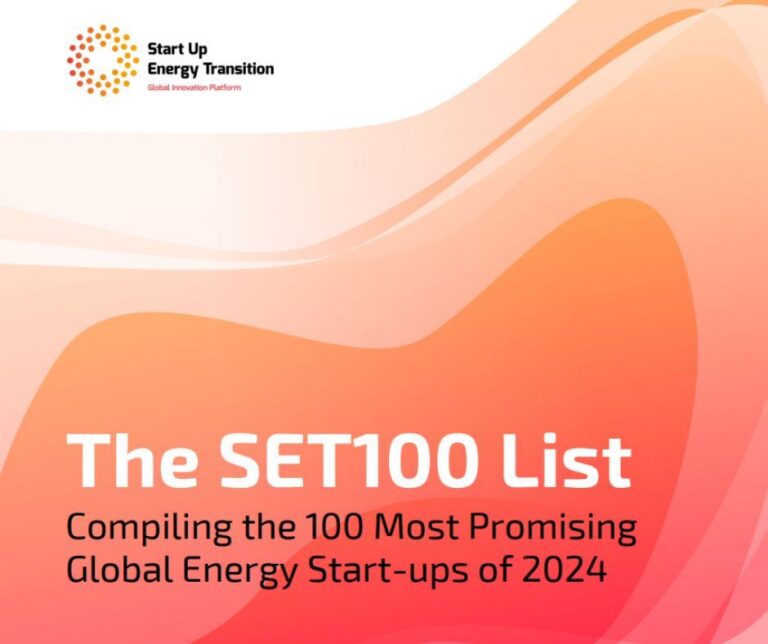 Top 100 global energy transition & climate tech companies by Start Up Energy Transition!