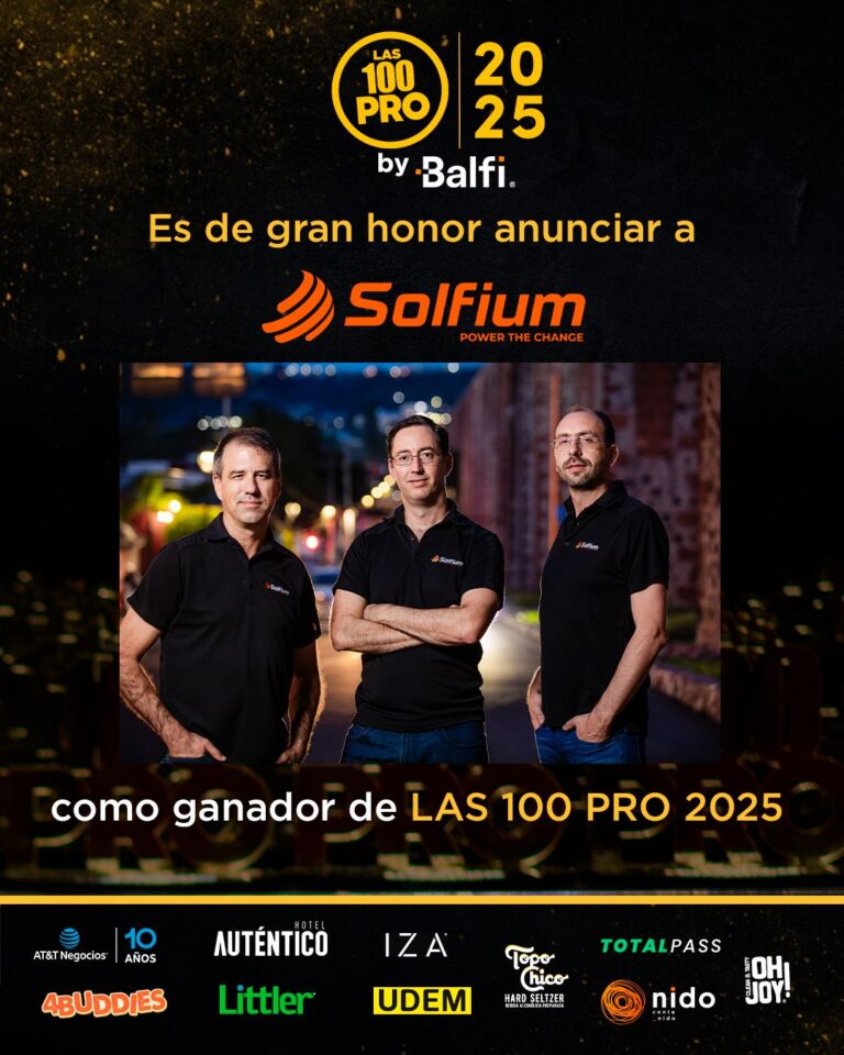 Solfium, reconocida por cuarto año consecutivo entre las 100 startups hispanas de PRO Network