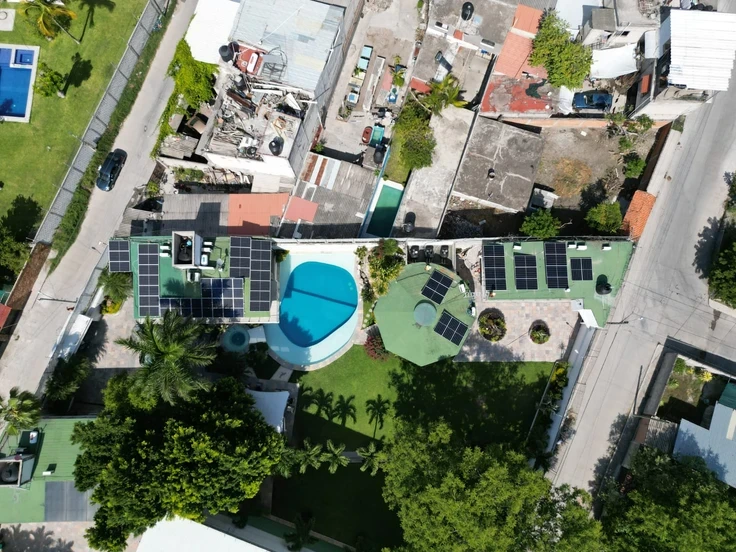 Instalación solar en Morelos
